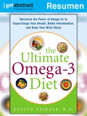 cover image of Omega-3: la dieta esencial (resumen)